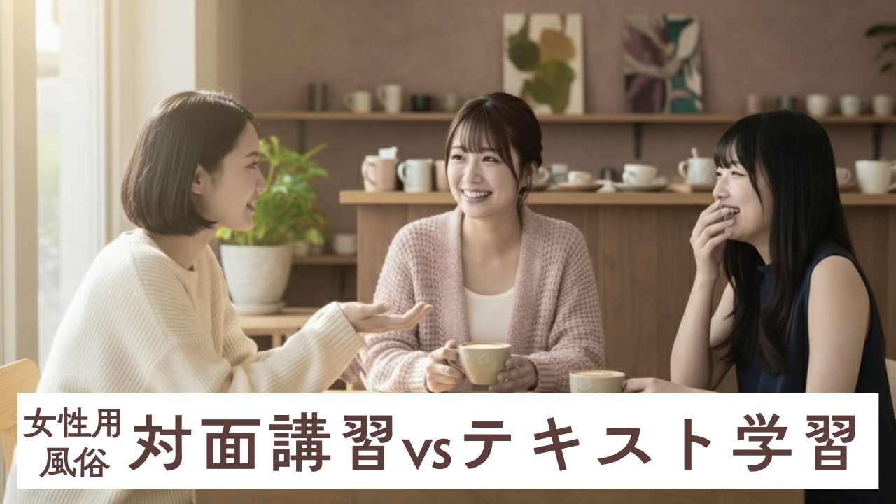 【女風講習員vs女風note】新人セラピストが最速でリピーターを増やす合理的な学び方