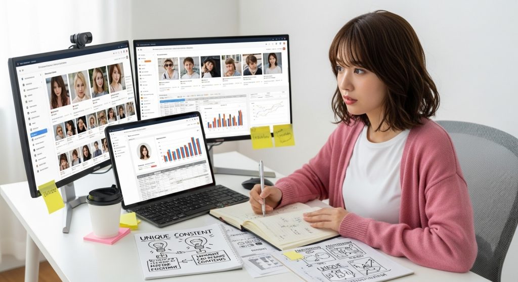 ステップ1詳細：収益を上げる写メ日記を書くためのSEOキーワードの選び方